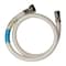 Thrifco Plumbing 1/2 Inch Comp x 1/2 Inch FIP Flexible Braided PVC 30 Inch Riser 4400483 - alternate 1